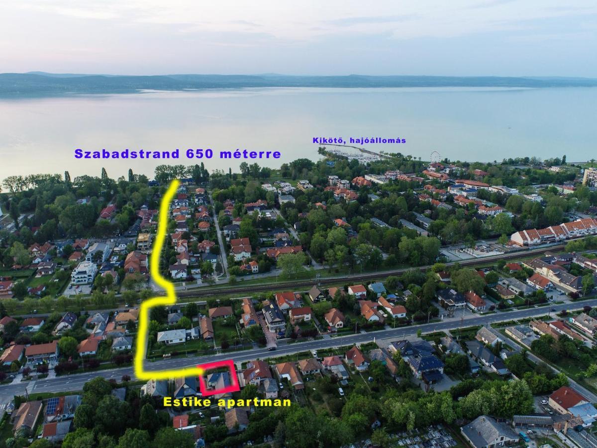 Appartamento Estike Balatonlelle Esterno foto